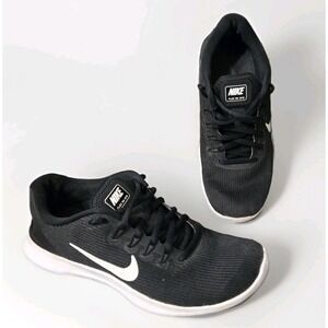Nike Flex Run 2018 Sneakers Women's Sz 8.5 Black Lightweight Gym Running Shoes